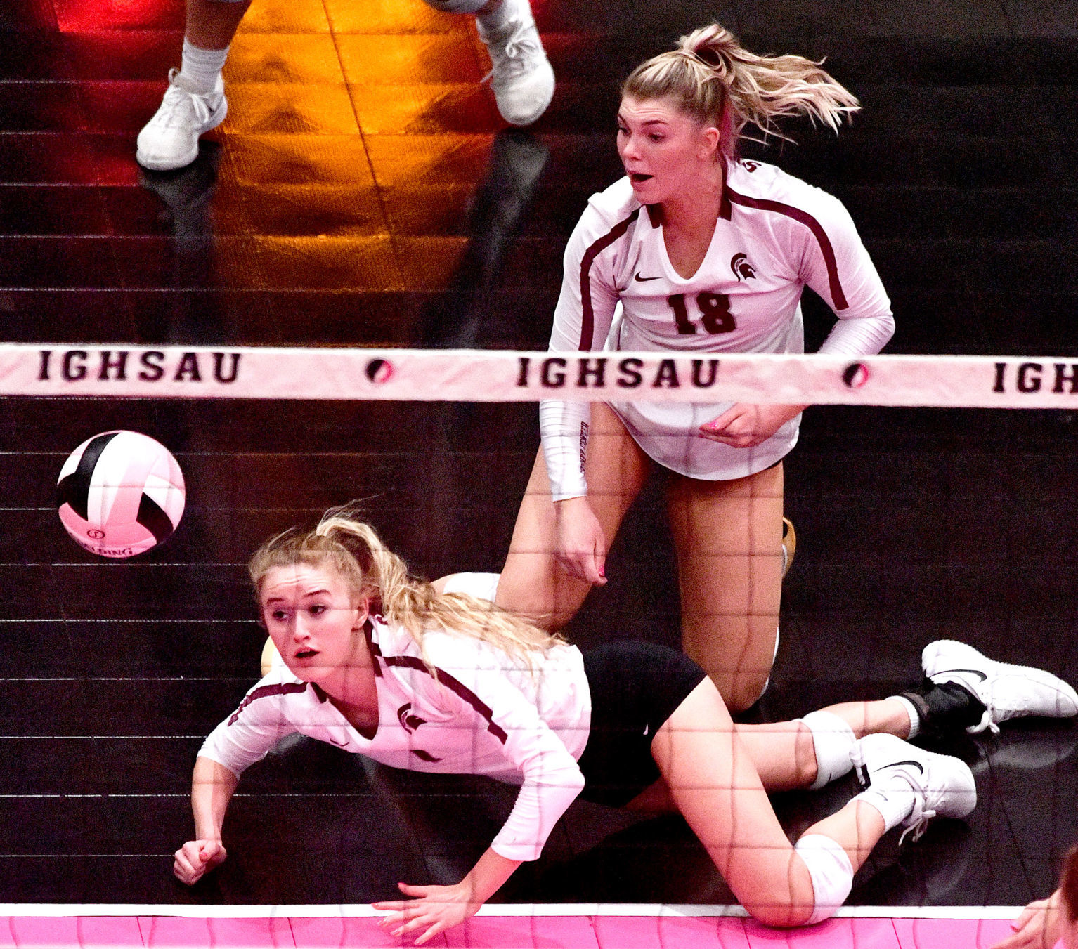 Osage vs Grundy Center state volleyball